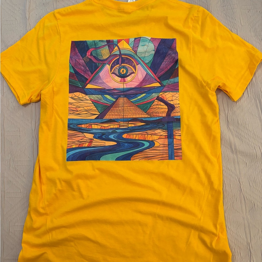 Vibrant Yellow Graphic T-Shirt “ The Color of Knowledge “